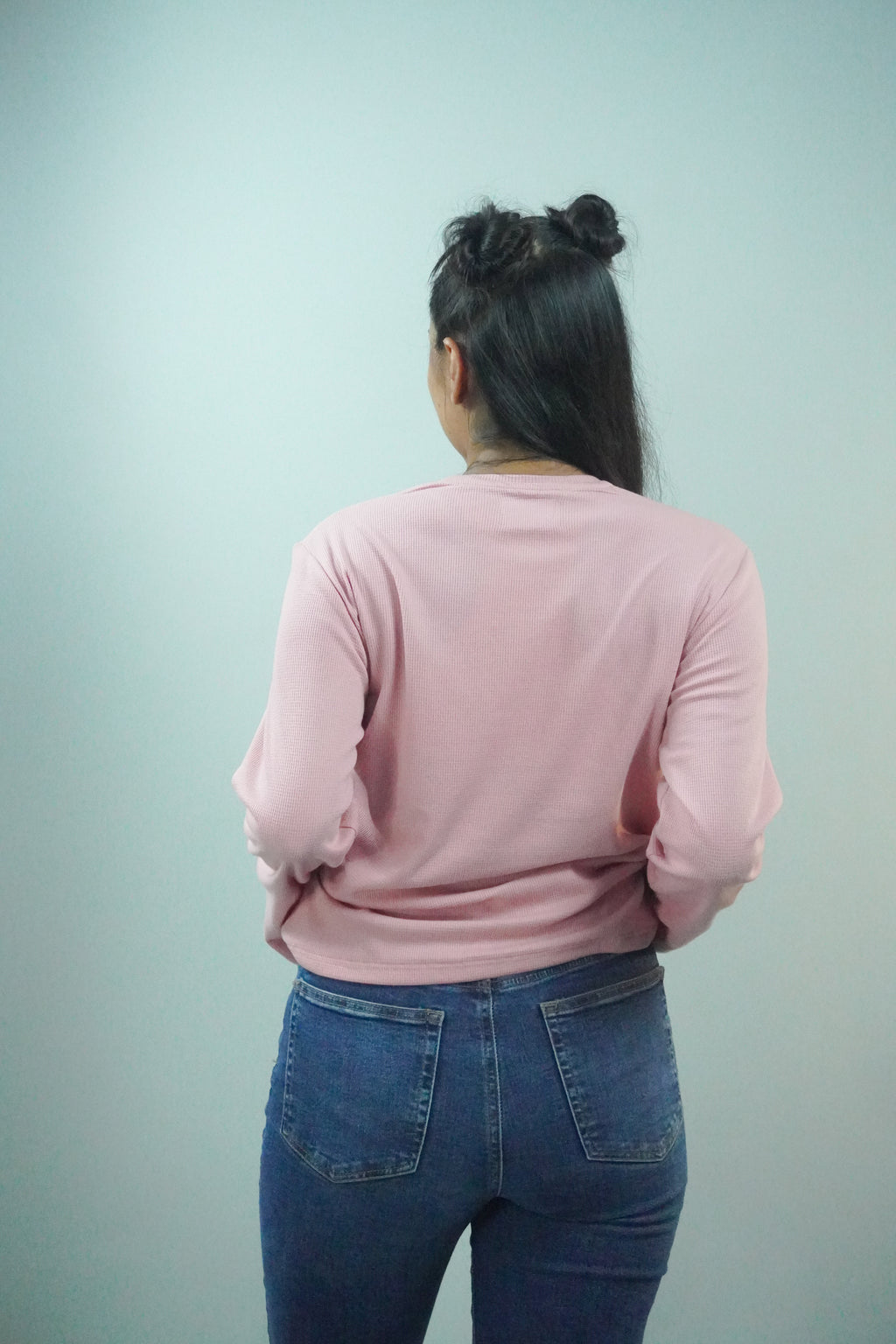 Camiseta de estilo de vida Waffer LS para mujer | Gadesh